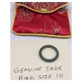Genuine Jade Ring size 10