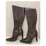 Heeled Boots Leather upper