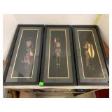 3 Shadow Boxes of People