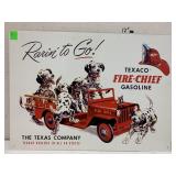 Texaco Gasoline Metal Sign