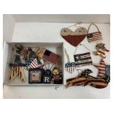 American flag decor
