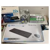 Keyboard, dvd rewriter, misc