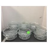16 glass bowls