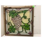 Grapes Glass Decoration Wall Hanging