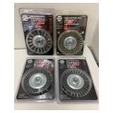 Welding Wheels, 3 Knotted Wire & Stringer Bed