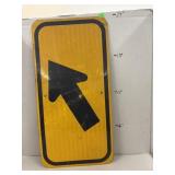 Metal Sign - Traffic Arrow