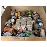 Empty Vntg beer Cans