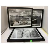 3 Pictures, California and Wyoming