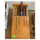 Knives and knife block