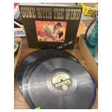 Gone with the Wind VHS & Vinyl Records Lot