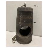 Wooden bird feeder