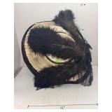 Vntg Hat w/feathers