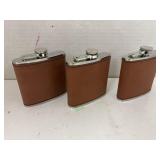 3 cnt Stainless Flasks