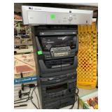 Direct tv dvr, Sharp cd changer, and anwa