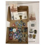 Baseball pins and magnets