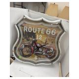 Route 66 wall clock