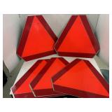 5 cnt Metal Slow Moving Vehicles Sugn