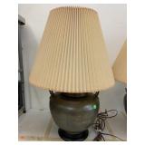 2 Vntg Brass Lamps, Approximately 28 Inches Tall