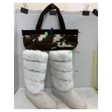 Bobo Purse and Fuzzy Boots