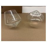 Pair of Sempli Cupa-Rocs Crystal Rolling Whiskey