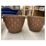2cnt plastic matching pots