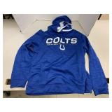 Colts Hooded Front Pocket Sweatshirt sz M