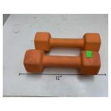 2cnt 8lb dumbbells