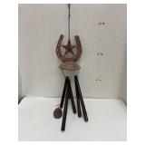 Horseshoe wind chime