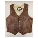 Leather Vest sz 36, Dimitri