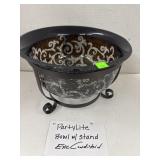 PartyLite Bowl w/ Stand