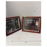 2 cnt sports picture frames