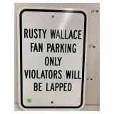 Metal Sign, Rusty Wallace