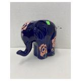 Floral elephant figure