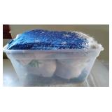 Tote w/ Christmas Tree Decor - see pics - pan not