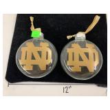 2 Notre Dame ornaments