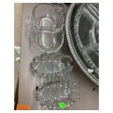 Serving Trays, Glass Dishes, Cutting Board, Vase