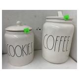 Cookie and Coffee Canister, Rae Dunn