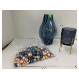 Candle Holder, Vase, Balls