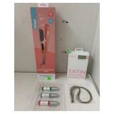 Misc Lot, Hair Iron, perfume, Necklace,