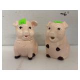 Ceramic Pigs Cream & Sugar
