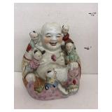 vintage Chinese Famille Rose porcelain figurine