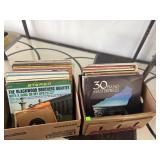 2 Boxes Vinyl Records
