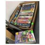 25 VHS Kids Movies, Veggie Stales, Disney