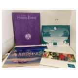 Vntg Walt Disney lithographs & book