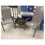 Fire Pit w/ 2 Chairs