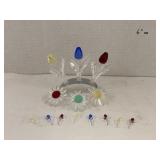 Swarovski Crystal Tulips and Daisy flowers