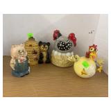 Chickens, Pig, Bear