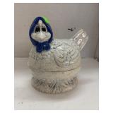 Ceramic Chicken on a Nest