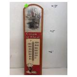 Vintage Advertising Temperature Gauge