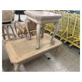 Matching Wooden Coffee & Table & End Table
